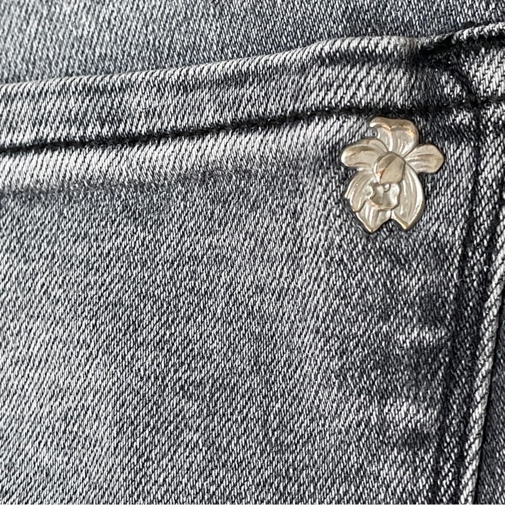 Black Orchid Gisele High Rise Skinny Jeans Gray Wash Stretch Denim Size 26 - Picture 8 of 13